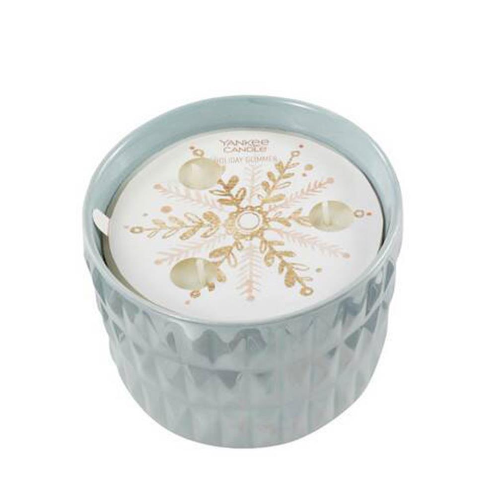 Yankee Candle Holiday Glimmer Ceramic Jar Candle £10.49